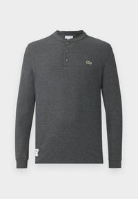 Langærmet T-shirt - pitch chine