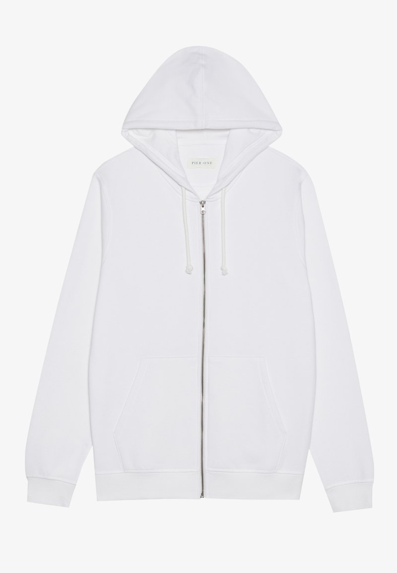 Pier One Sweater met rits wit Pier One Sweater met rits wit