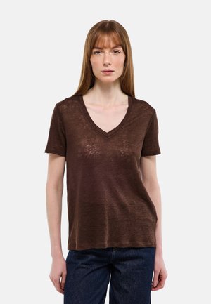 Monoprix, T-shirt basique - ganache