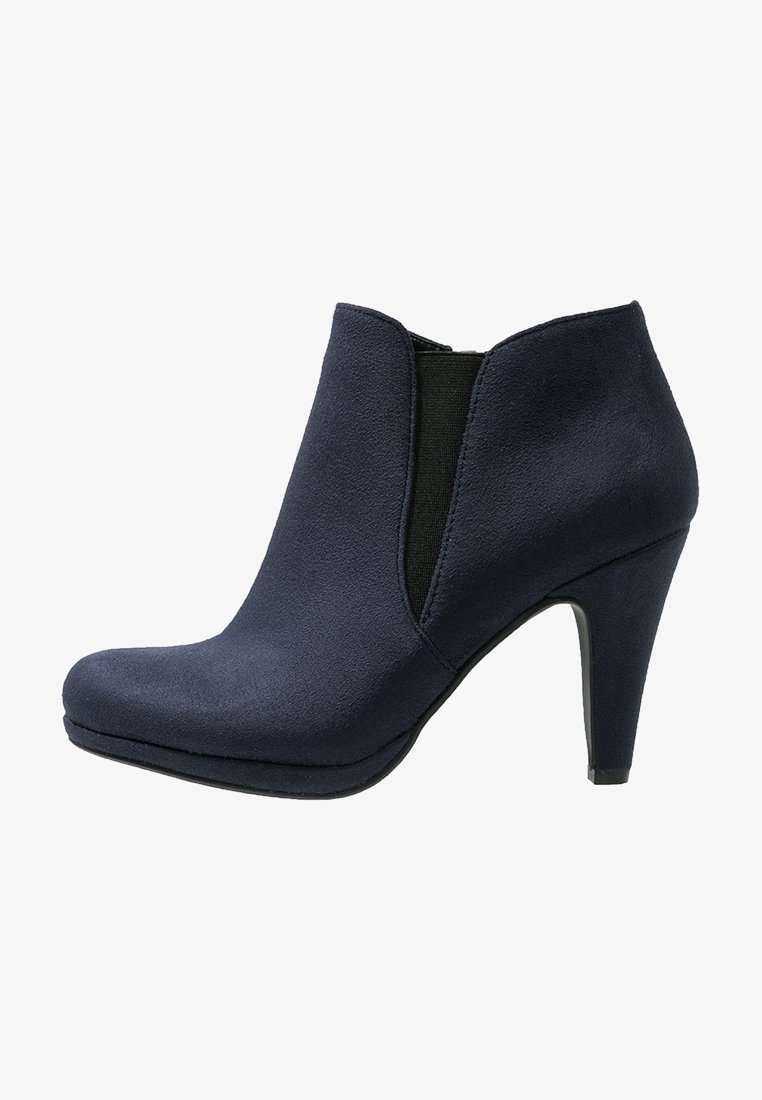 Anna Field Kotníková obuv na vysokém podpatku - dark blue