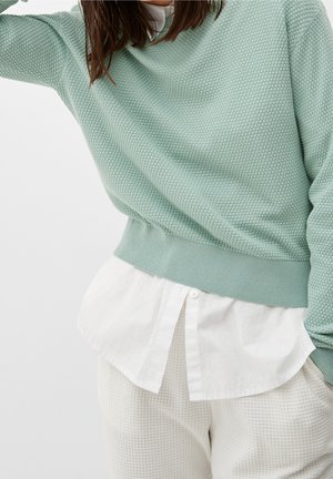 Striktrøje - mint