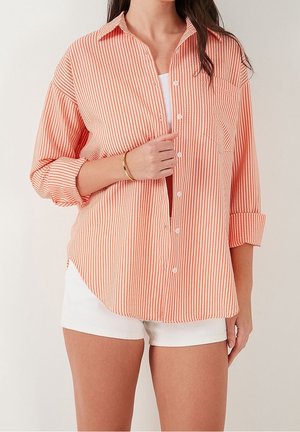 Overhemdblouse - orange