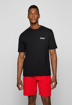 TEEBACK - Print T-shirt - black