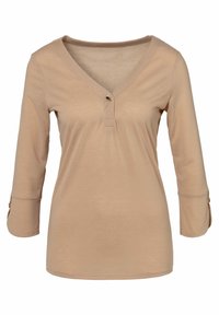 LASCANA Långärmad tröja - beige