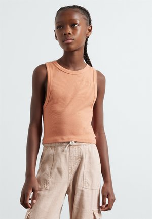 BASIC CROP - Top - baked brown
