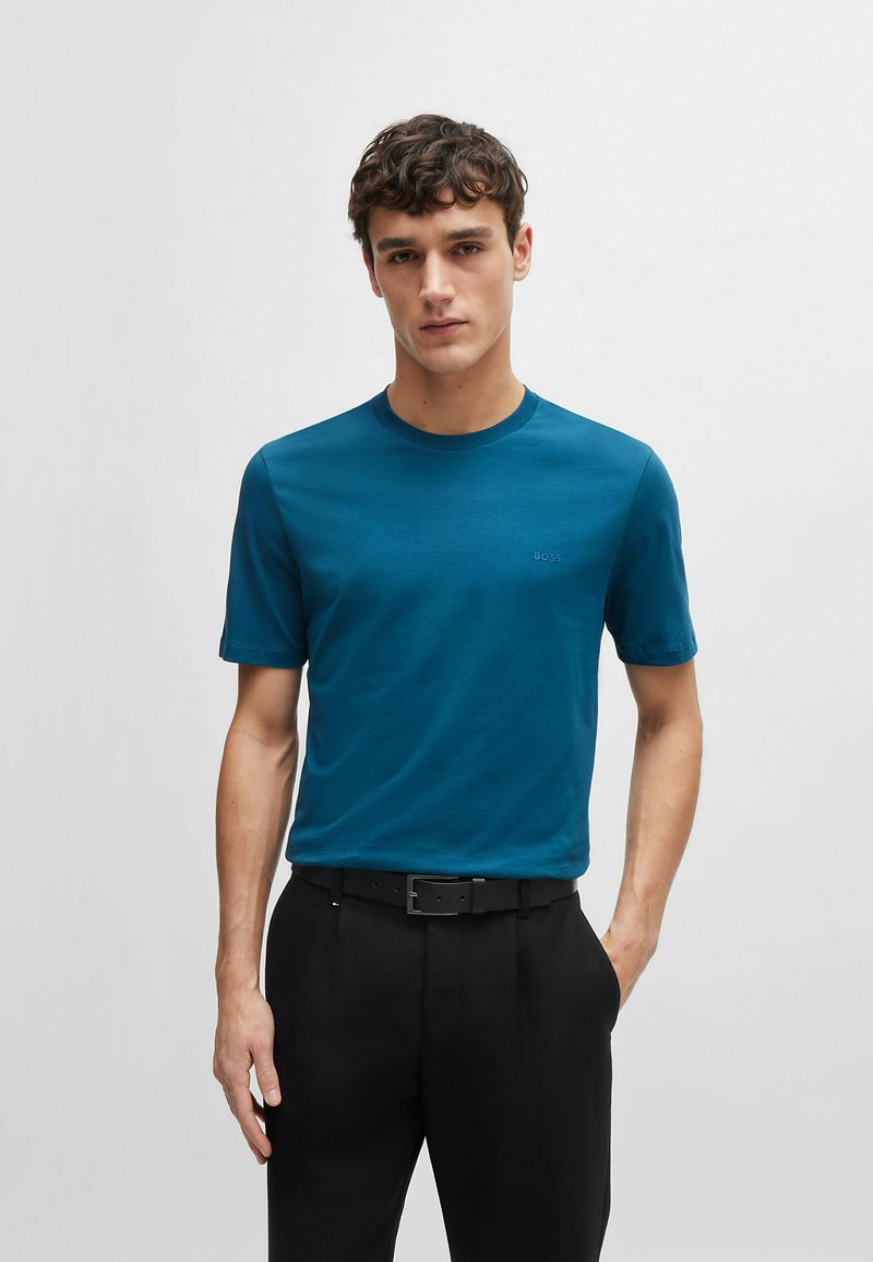 BOSS THOMPSON - T-shirt basic - open blue seven