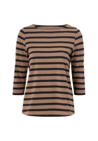 ANNA  - Longsleeve - braun-schwarz gestreift
