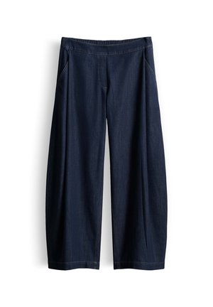 someday., MID RISE CURVED FIT - Trousers - rinsed dark blue