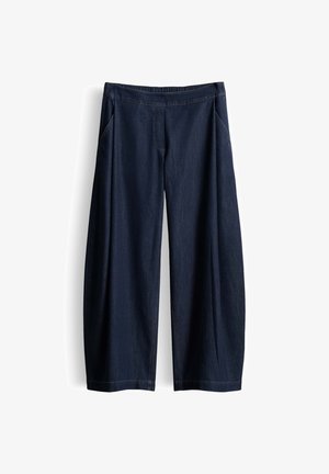 someday., MID RISE CURVED FIT - Trousers - rinsed dark blue