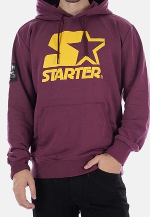Jersey con capucha - bordeaux
