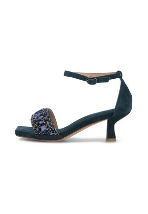 CON HEBILLA - Sandalias - azul marino