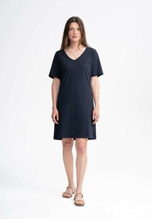 MELA V-NECK  JANITRA - Jerseykleid - navy
