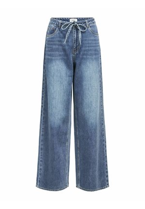 Heledad teksased helesinis denimis, reguleeritava kummivööga. Ees on taskud ja kerge kulumise efekt.