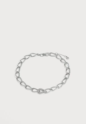 DKNY, LARGE PAVE LINK COLLAR - Halskæder - silver-coloured