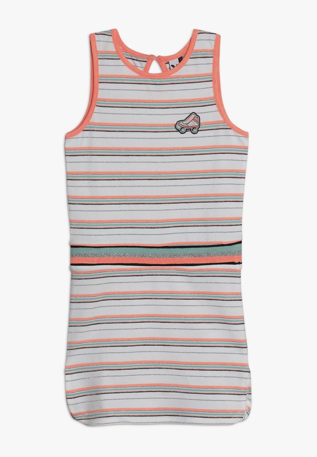 STRIPED DRESS - Trikoomekko - white