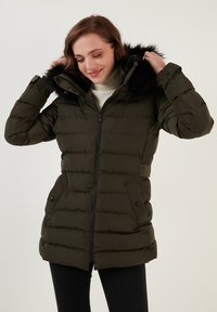 LELA REGULAR FIT - Téli kabát - khaki