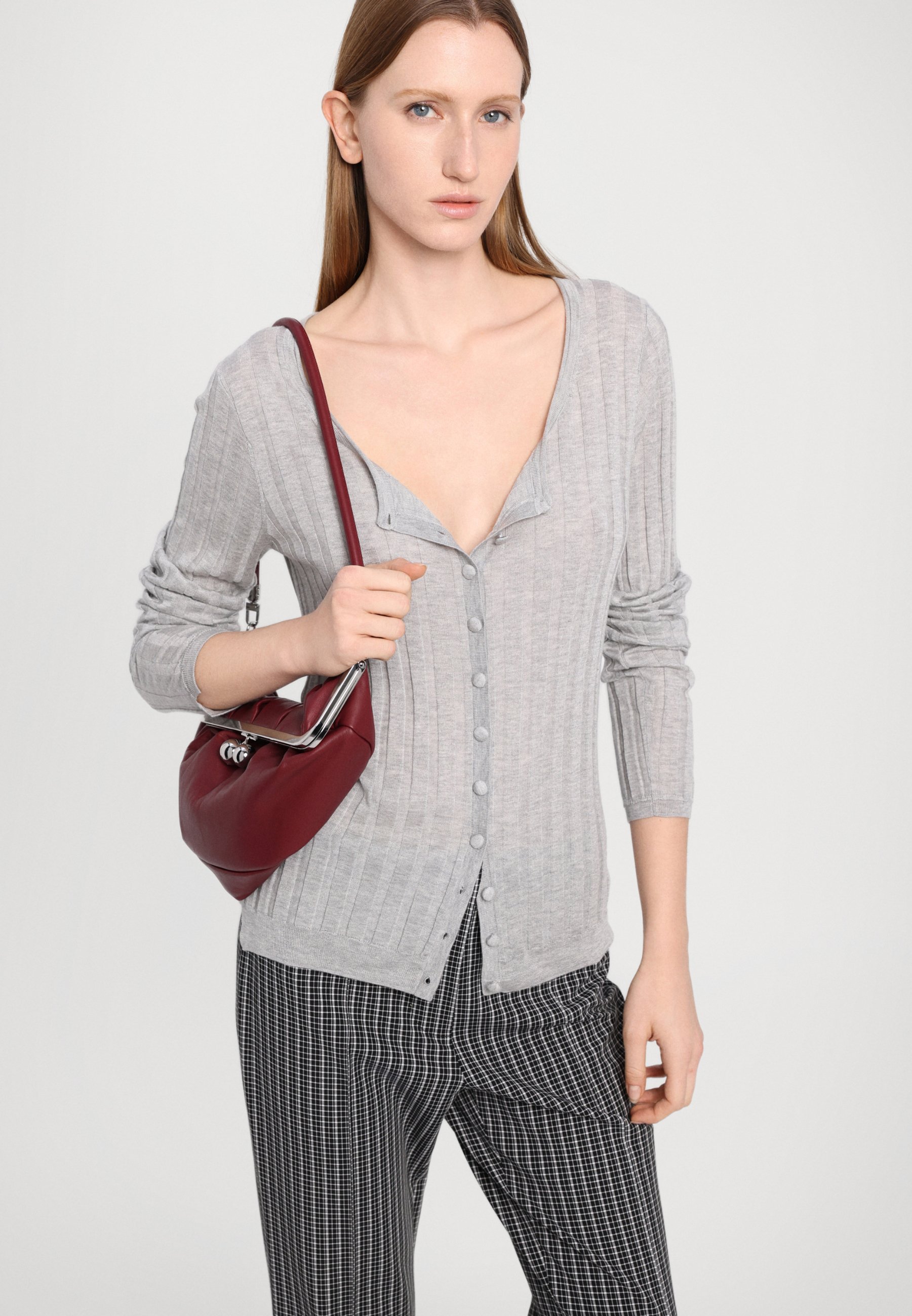 売れ筋商品|||プロエンザ スクーラー ホワイト レーベル ニット&セーター レディース アウター HATTIE CARDIGAN - Cardigan - foggy Proenza Schouler White Label Hattie Cardigan in Lightweight