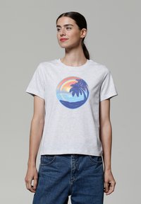 watapparel T-shirt imprimé - cool heather grey