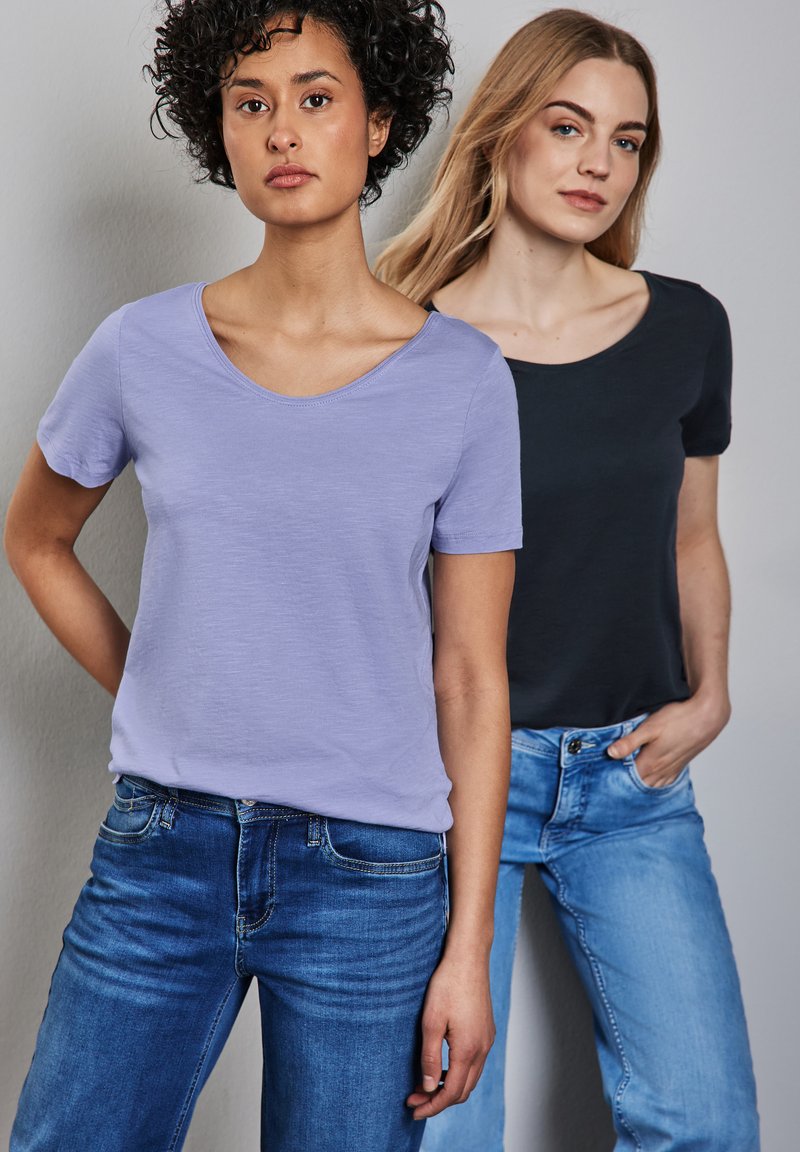 Street One 2ER-PACK  - T-shirt basic - multicolour