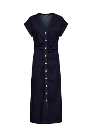 Nümph, NUALETTA DRESS - Denim dress - dark blue denim