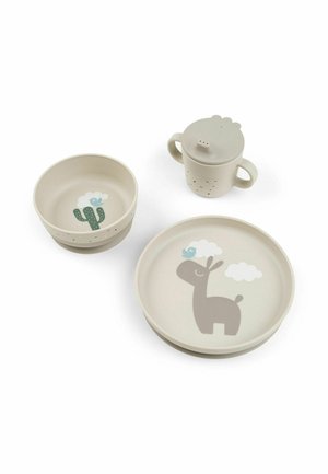 FOODIE DINNER SET W/SUCTION LALEE  - Sada riadu pre deti - beige