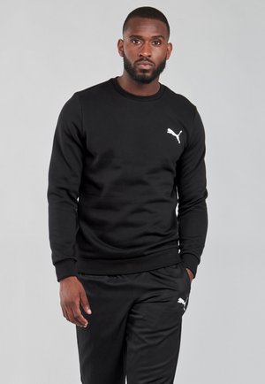 FD ESSENTIAL LOGO CREW FL - Sweatshirt - puma black cat