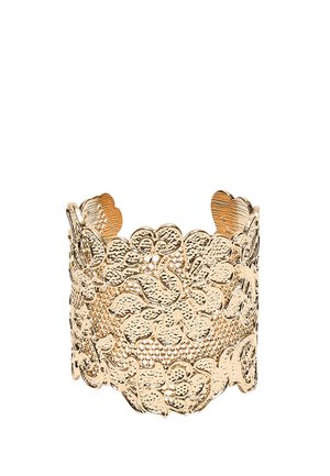 Stradivarius, LACE-EFFECT RIGID BANGLE - Bracelet - gold-coloured