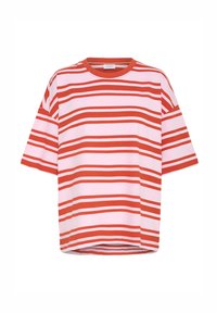 HALLIA - T-shirt med print - pink poinciana stripe