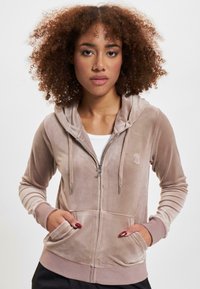 Juicy Couture ROBERTSON CLASSIC - Mikina so zipsom - fungi