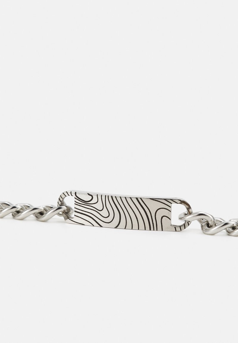 Herren Halsketten | Icon Brand ISOBAR ENAMEL ID BRACELET Armband silver-coloured/silberfarben - GY21671 Herren Halsketten | Icon Brand ISOBAR ENAMEL ID BRACELET Armband silver-coloured/silberfarben - GY21671