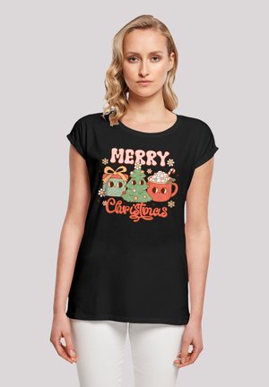 MERRY CHRISTMAS COZY AND CUTE - T-shirt print - schwarz
