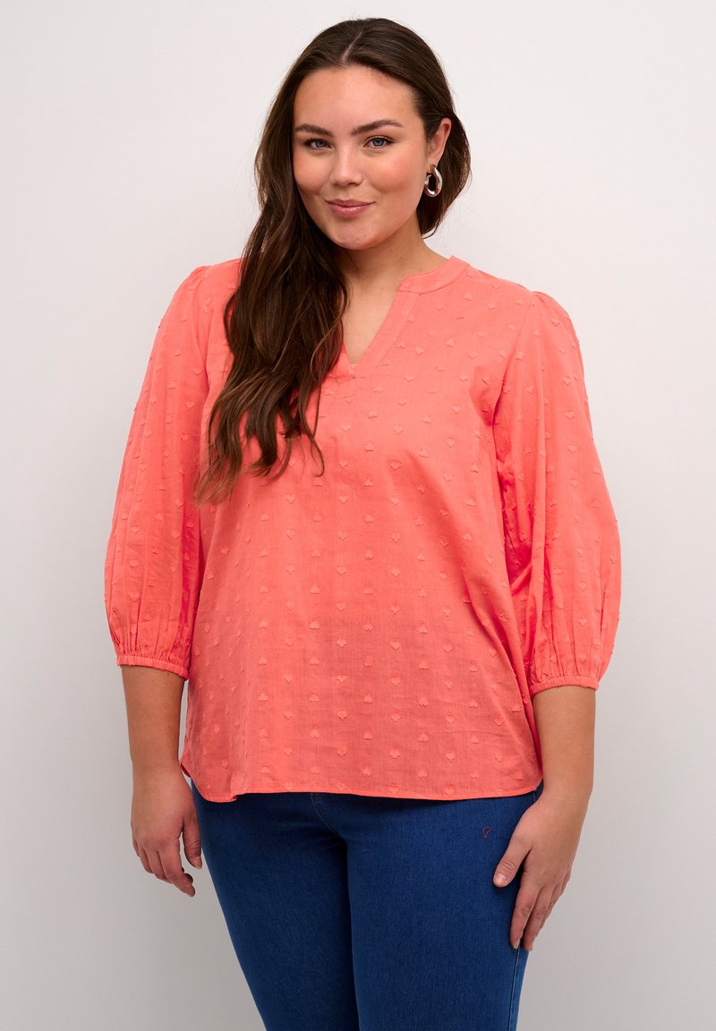Kaffe Curve KCJOLANA - Blouse - cayenne