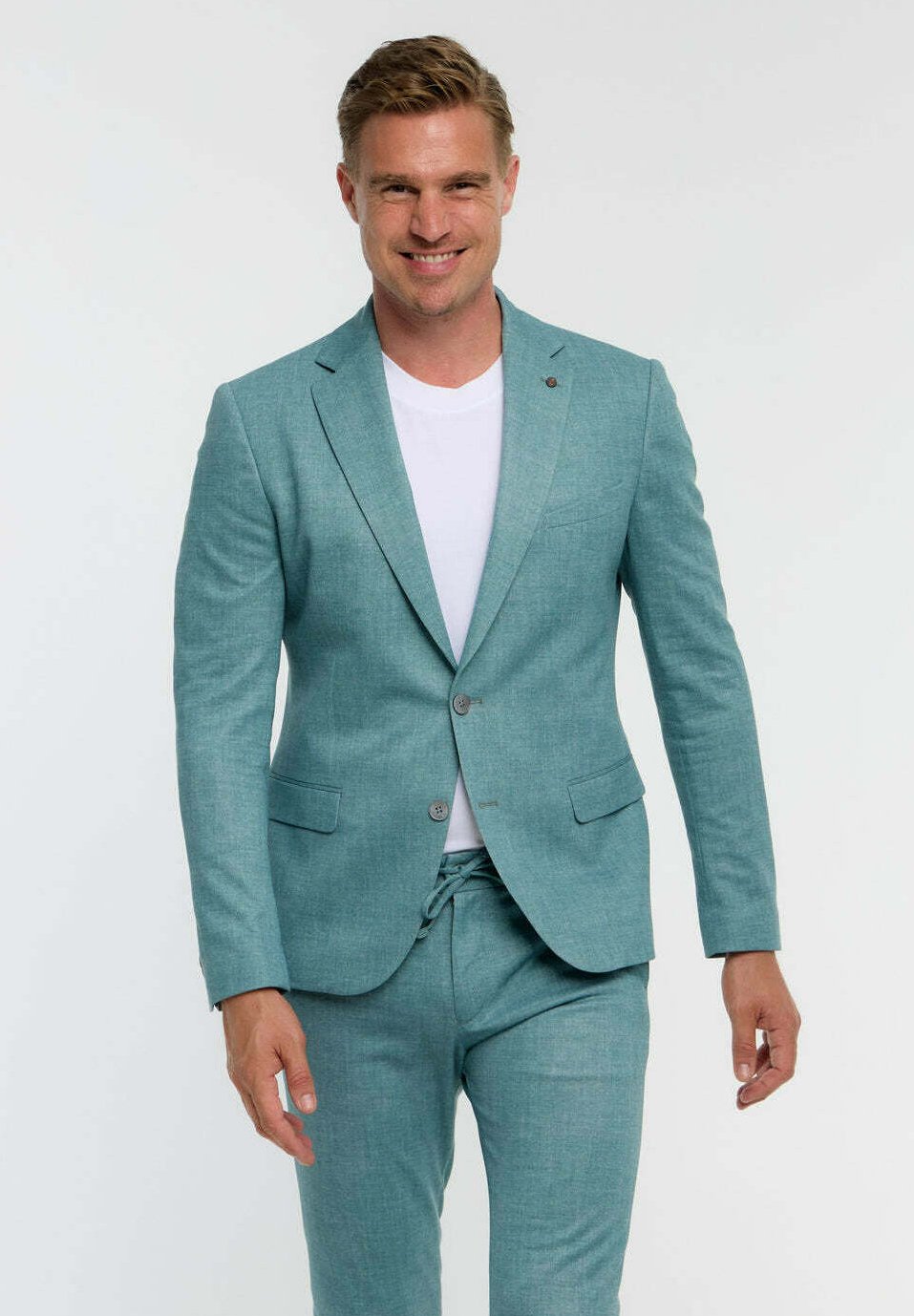 Vintage Zalando Slips Homme Zalando Selected Homme Green Suit