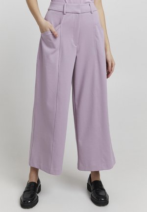 IHSIMONSE - Trousers - lavender mist