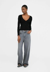 LIU JO Chaqueta de punto - black