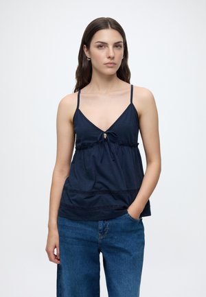 Hollister Co. BARE TIE FRONT BABYDOLL - Μπλούζα - 200