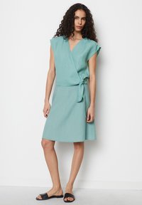 Marc O'Polo FEMININE GATHERING SHOULDER  - Camicetta - soft teal