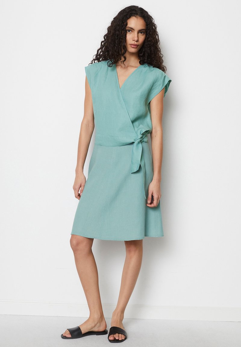 Marc O'Polo FEMININE GATHERING SHOULDER  - Camicetta - soft teal