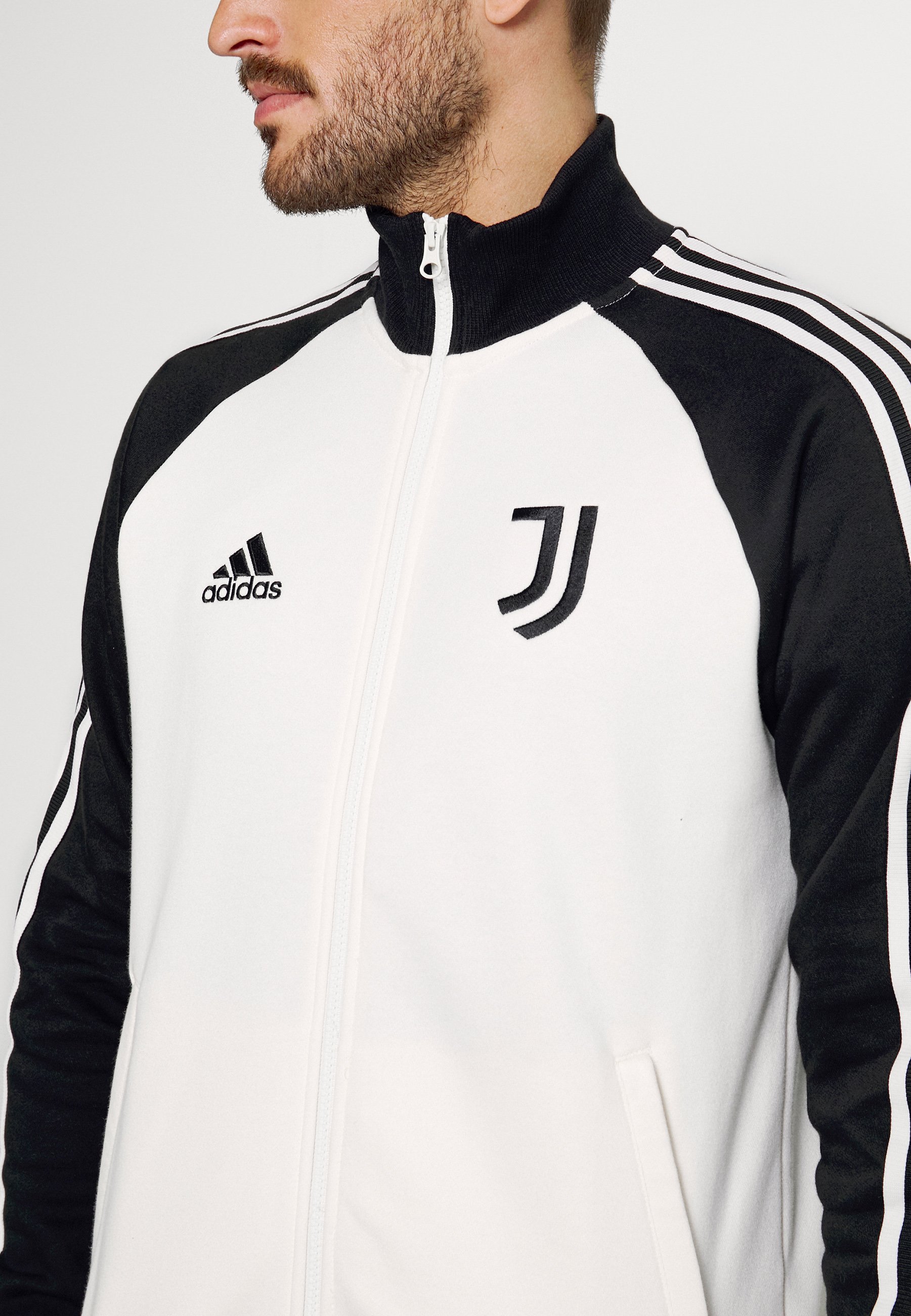 adidas Performance JUVENTUS TURIN ANTHEM JACKET - Vereinsmannschaften -  chalk white/black/offwhite - Zalando.de