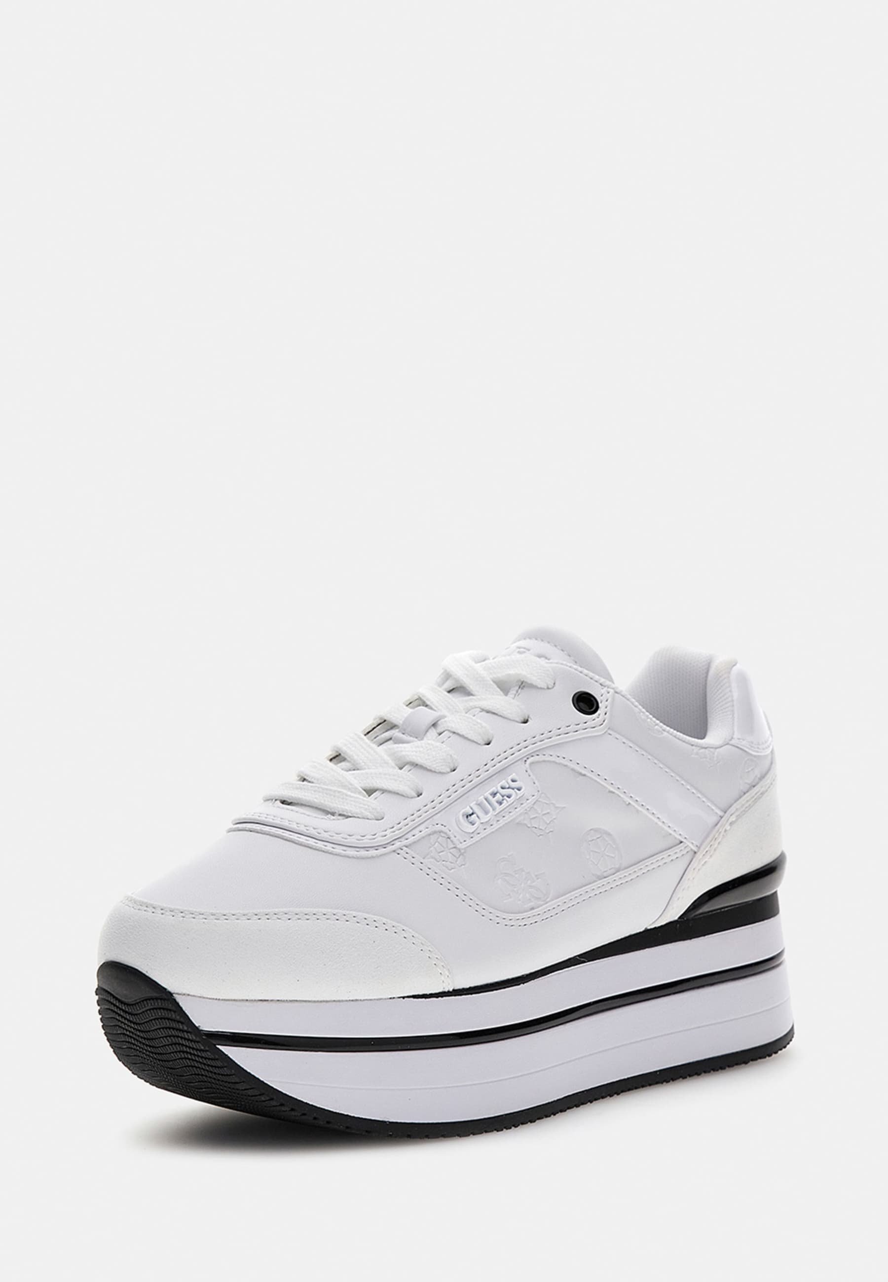 トランプ Fontaine GUESS Guess HANSIN - Sneakers low - white/alb - Zalando.ro