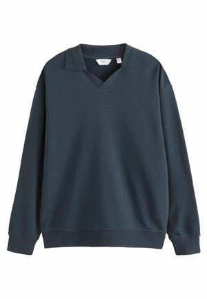 TROPHY NECK - Långärmad tröja - navy