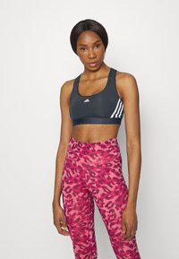 adidas Performance Sujetadores deportivos con sujeción media - black/white