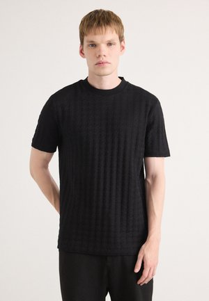 THOMPSON - T-shirt basic - black
