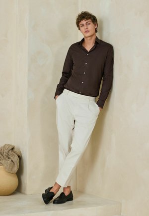 Next, Formal shirt - chocolate brown