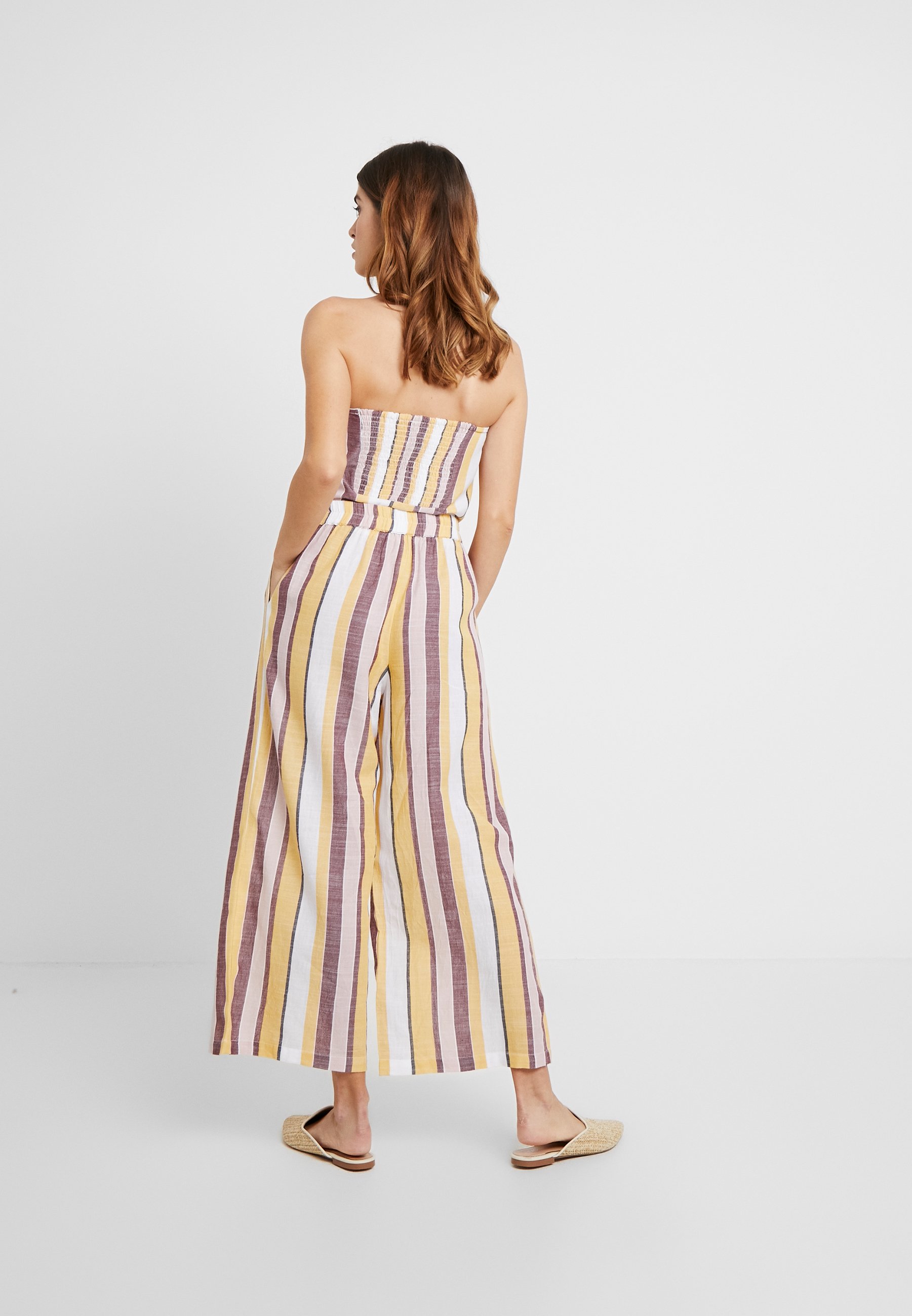 Seafolly SAFARI SPOT STRIPE CROPPED PANT Strandaccessories Seafolly SAFARI SPOT STRIPE CROPPED PANT - Strandaccessories - multi
