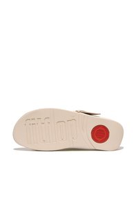 FitFlop COVERED-BUCKLE RAW-EDGE  - Muiltjes - beige
