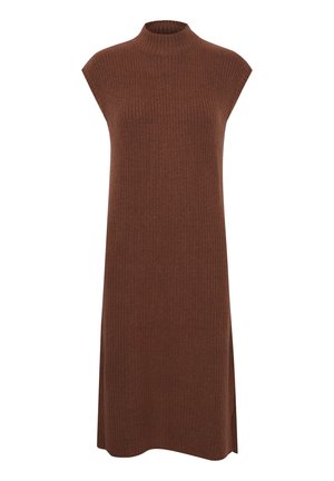 BYNORA - Svetríkové šaty -  brown