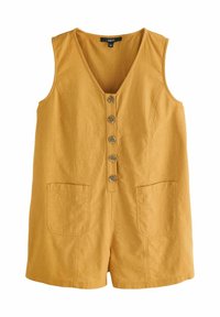 Next - REGULAR FIT V-NECK BUTTON DOWN PLAYSUIT - Jumpsuit - ochre yellow Thumbnail-Bild 1