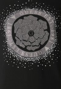 Guess CN PEONY STAMP TEE - T-shirt à manches longues - jet black