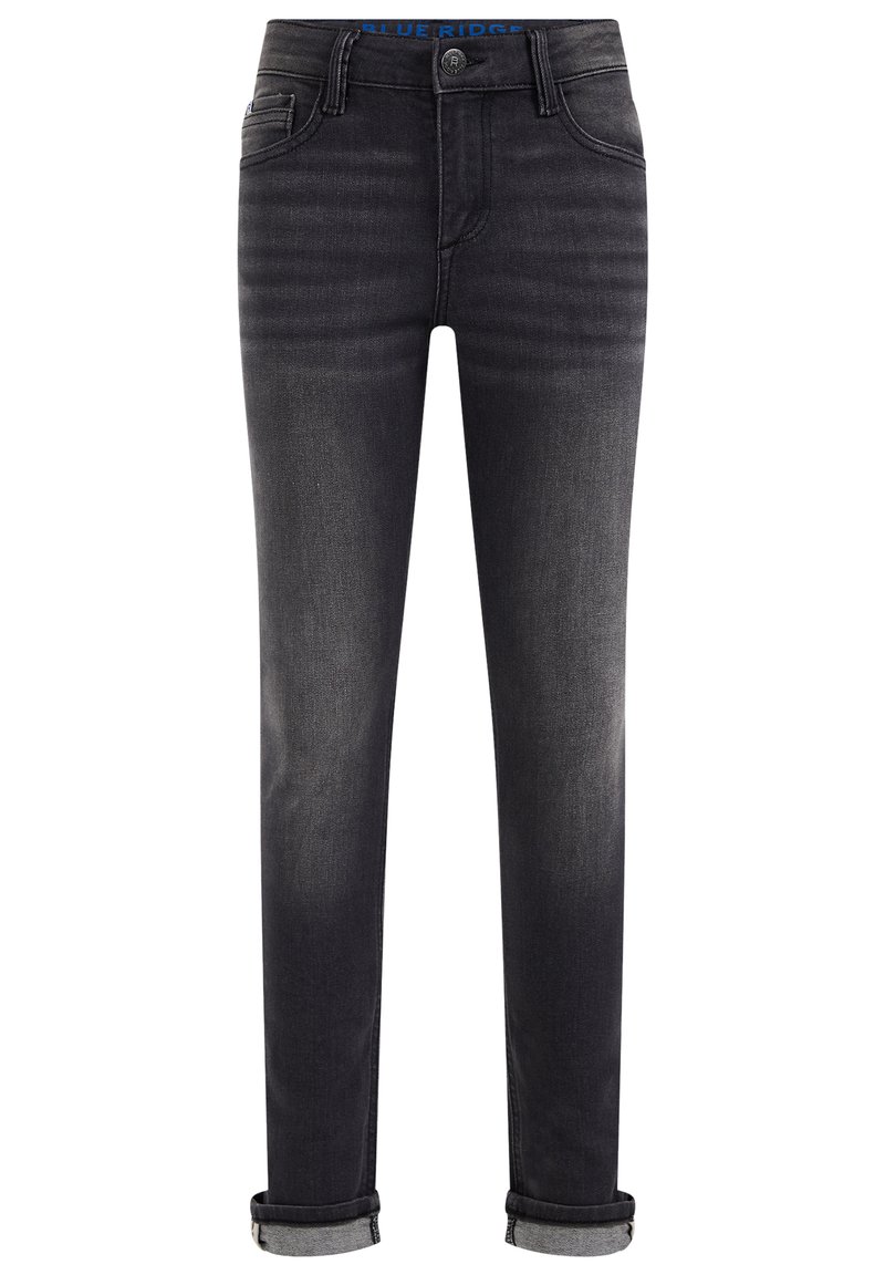 WE Fashion Slim fit jeans donkergrijs WE Fashion Slim fit jeans donkergrijs